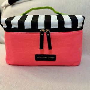 Victoria's Secret Sexy Little Things Striped Canvas Lingerie Travel Case